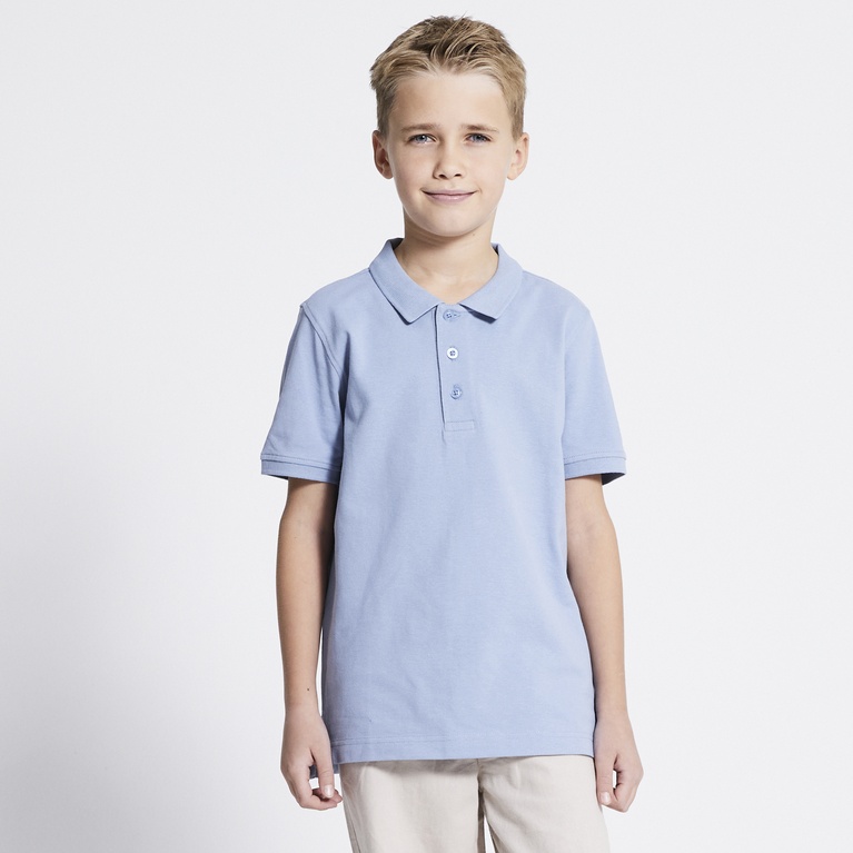Polo shirt "Alan star" Light blue